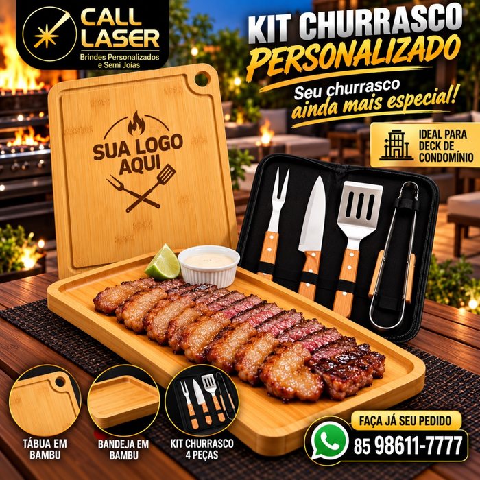 Kit churrasco personalizado